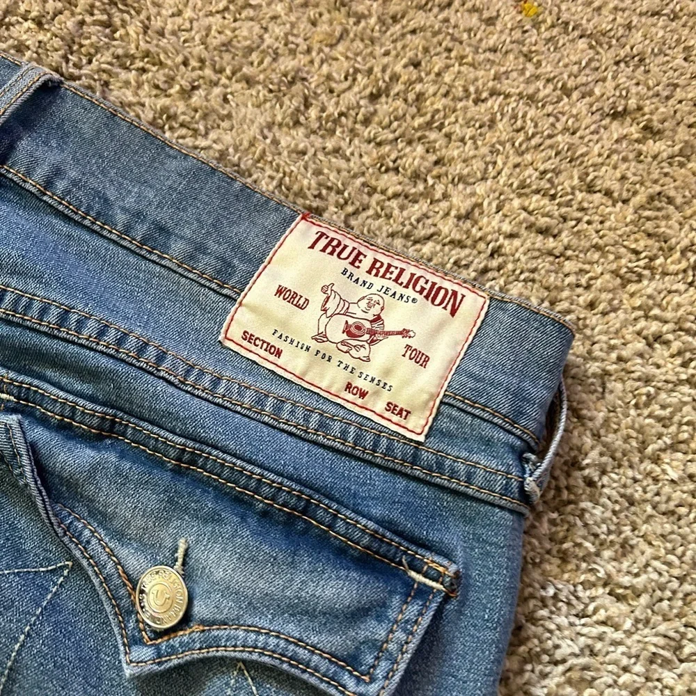 NWT True Religion Ricky Single Needle Flap Straight Jean Relaxed Size 36 Men's